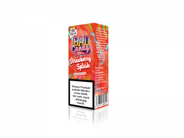 Bad Candy Liquids - Strawberry Splash - Nikotinsalz Liquid 20mg/ml