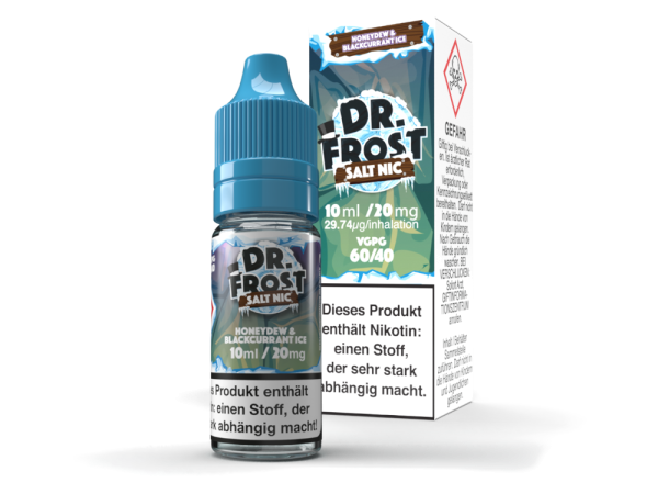 Dr. Frost - Polar Ice Vapes - Honeydew Blackcurrant Ice - Nikotinsalz Liquid 20mg/ml