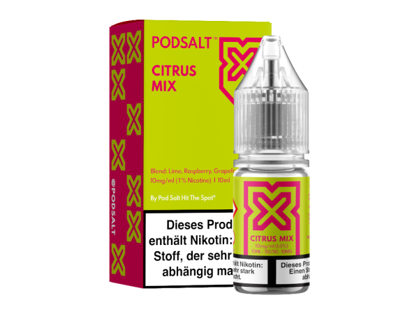 Pod Salt X - Citrus Mix - Nikotinsalz Liquid 