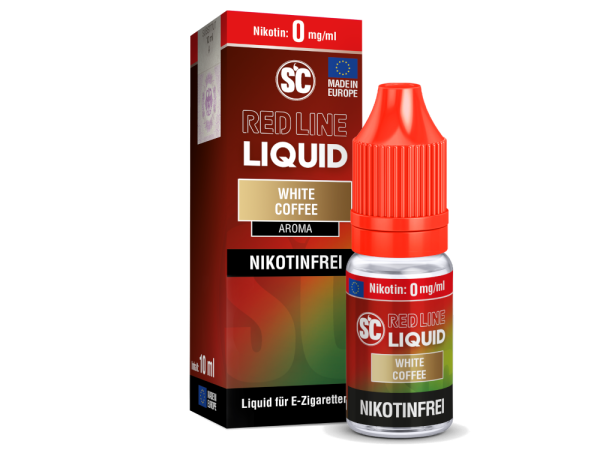 SC - Red Line - White Coffee - Nikotinsalz Liquid 0mg/ml