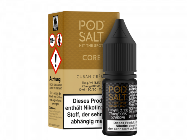 Pod Salt Core - Cuban Creme - Nikotinsalz Liquid 