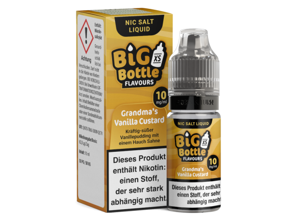 Big Bottle - Grandma's Vanilla Custard - Nikotinsalz Liquid 10mg/ml