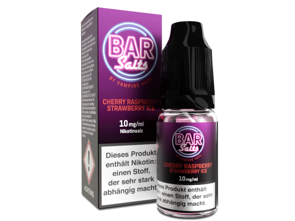 Vampire Vape - Bar Salts - Cherry Raspberry Strawberry Ice - Nikotinsalz Liquid 