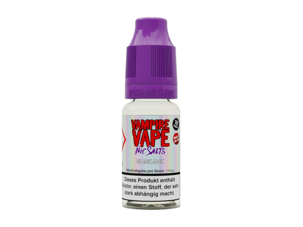 Vampire Vape - Black Jack - Nikotinsalz Liquid 