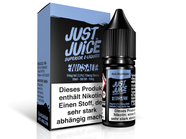 Just Juice - Blue Raspberry - Nikotinsalz Liquid 