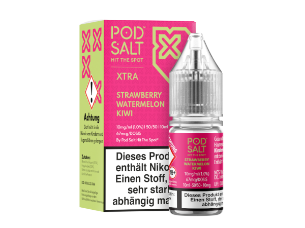 Pod Salt X - Strawberry Watermelon Kiwi - Nikotinsalz Liquid 