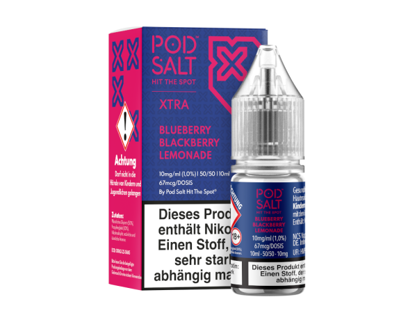 Pod Salt X - Blueberry Blackberry Lemonade - Nikotinsalz Liquid 