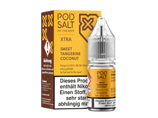 Pod Salt X - Sweet Tangerine Coconut - Nikotinsalz Liquid 