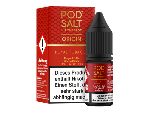 Pod Salt Origin - Royal Tobacco - Nikotinsalz Liquid 