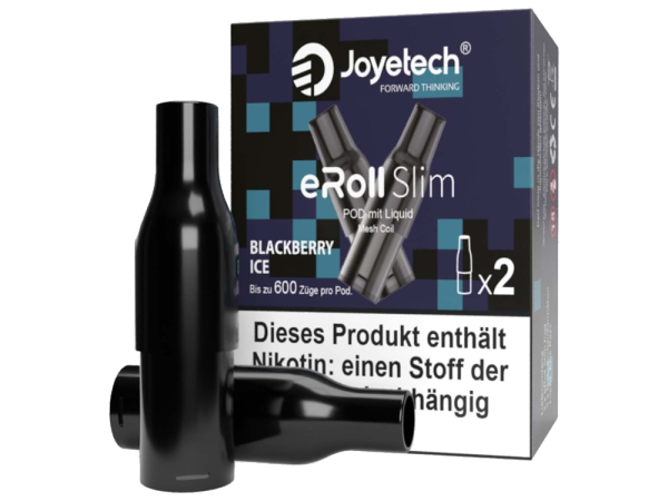 Joyetech - eRoll Slim Pod Blackberry Ice (2 Stück pro Packung)