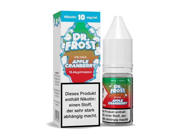 Dr. Frost - Ice Cold - Apple Cranberry - Nikotinsalz Liquid 10mg/ml