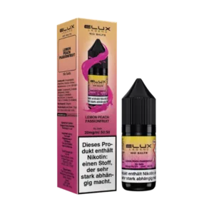 Elux - Nikotinsalz Liquid - Lemon Peach Passion