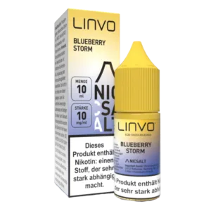 Linvo - Nikotinsalz Liquid - Blueberry Storm
