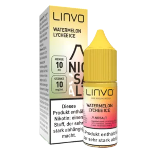 Linvo - Nikotinsalz Liquid - Watermelon Lychee Ice