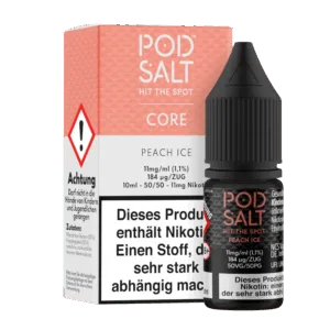 Pod Salt Core - Nikotinsalz Liquid - Peach Ice