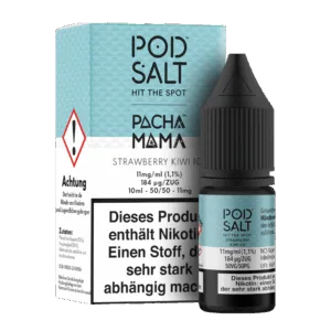 Pod Salt Fusion - Strawberry Kiwi Ice - Nikotinsalz Liquid