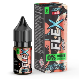 Revoltage - FLEX Nikotinsalz Liquid - Peach Ice Tea