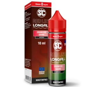 SC - Red Line Longfills 10 ml - Erdbeere Sahne