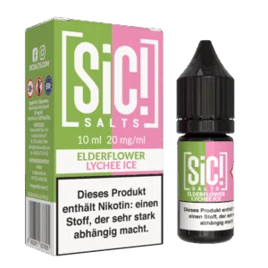 SiC! Salts - Nikotinsalz Liquid - Elderflower Lychee Ice