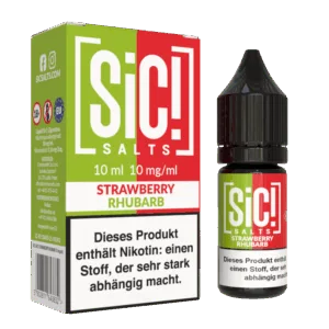 SiC! Salts - Nikotinsalz Liquid - Strawberry Rhubarb