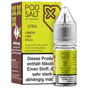 Pod Salt X - Nikotinsalz Liquid - Lemon Lime Cola