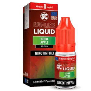 SC - Red Line - Sour Apple - Nikotinsalz Liquid