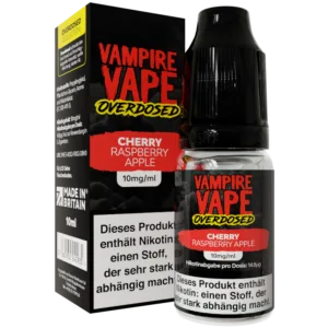 Vampire Vape - Overdosed - Nikotinsalz Liquid - Cherry Raspberry Apple