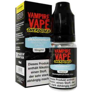 Vampire Vape - Overdosed - Nikotinsalz Liquid - Dragonfruit Raspberry Grape