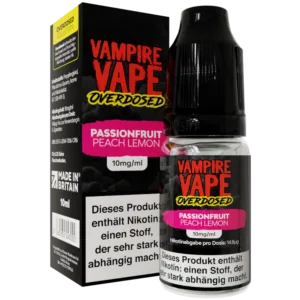 Vampire Vape - Overdosed - Nikotinsalz Liquid - Passionfruit Peach Lemon