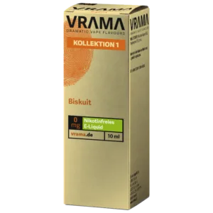 VRAMA - Kollektion 1 - Nikotinsalz Liquid - Biskuit