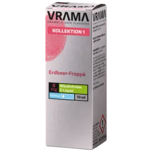 VRAMA - Kollektion 1 - Nikotinsalz Liquid - Erdbeer-Frappé