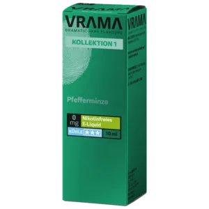 VRAMA - Kollektion 1 - Nikotinsalz Liquid - Pfefferminze